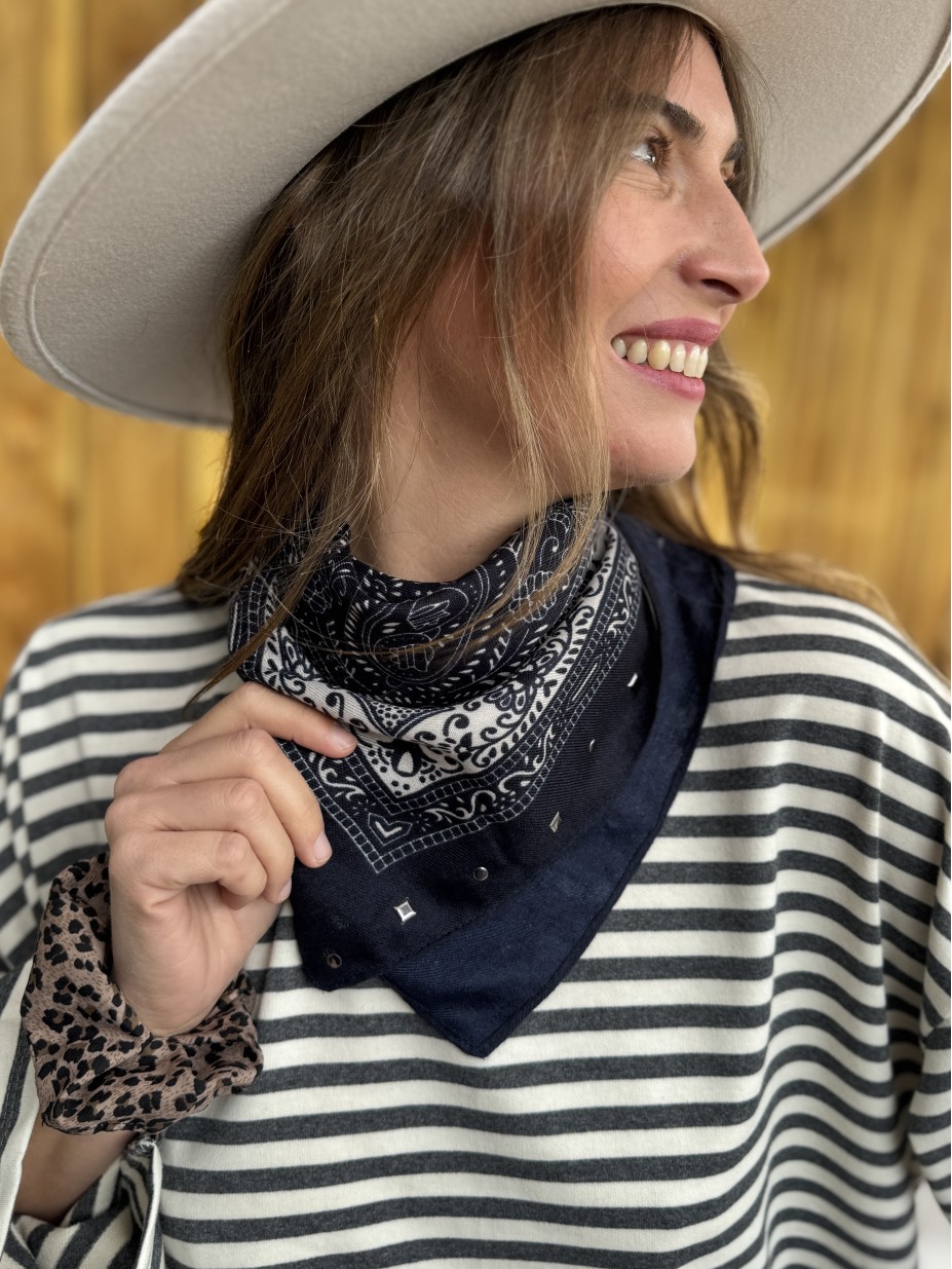 FOULARD SIMONE MARINE