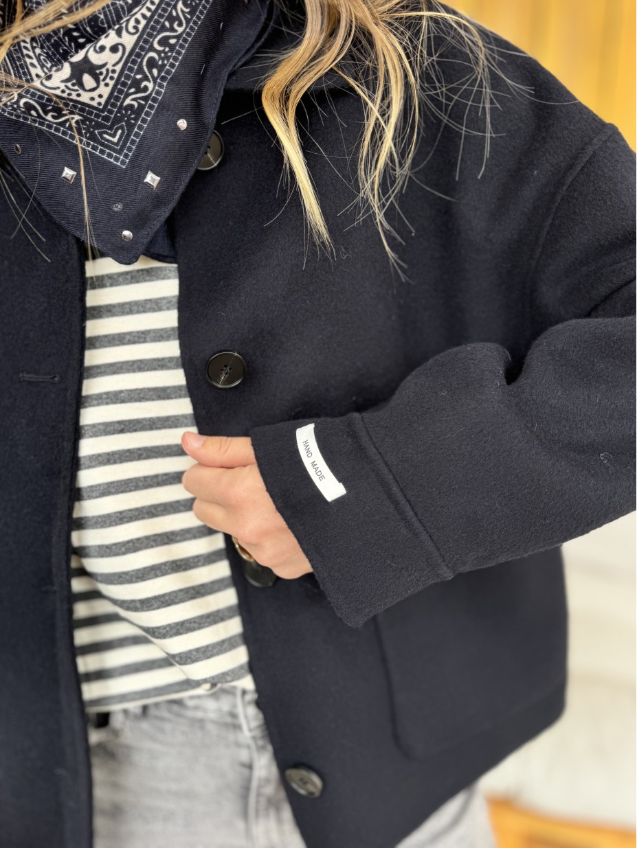 MANTEAU LENA MARINE