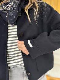 MANTEAU LENA MARINE