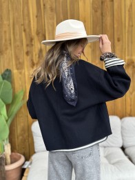 MANTEAU LENA MARINE