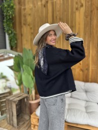 MANTEAU LENA MARINE