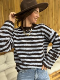 PULL AMOUR BLEU
