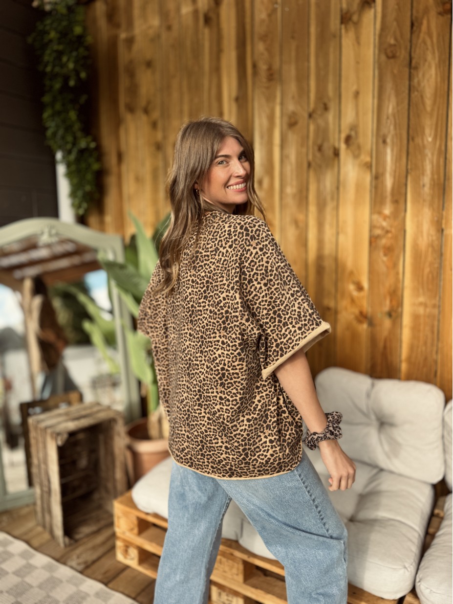 T-SHIRT GABIN LEOPARD
