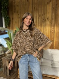 T-SHIRT GABIN LEOPARD
