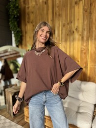 T-SHIRT GABIN MARRON