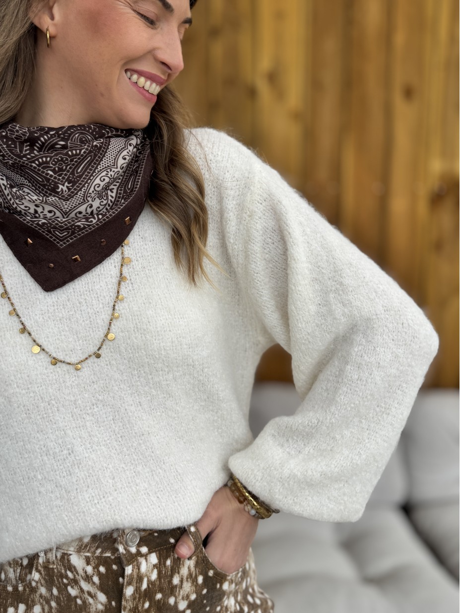 PULL MARLEY BLANC