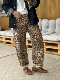 JEAN CHEETAH BARREL