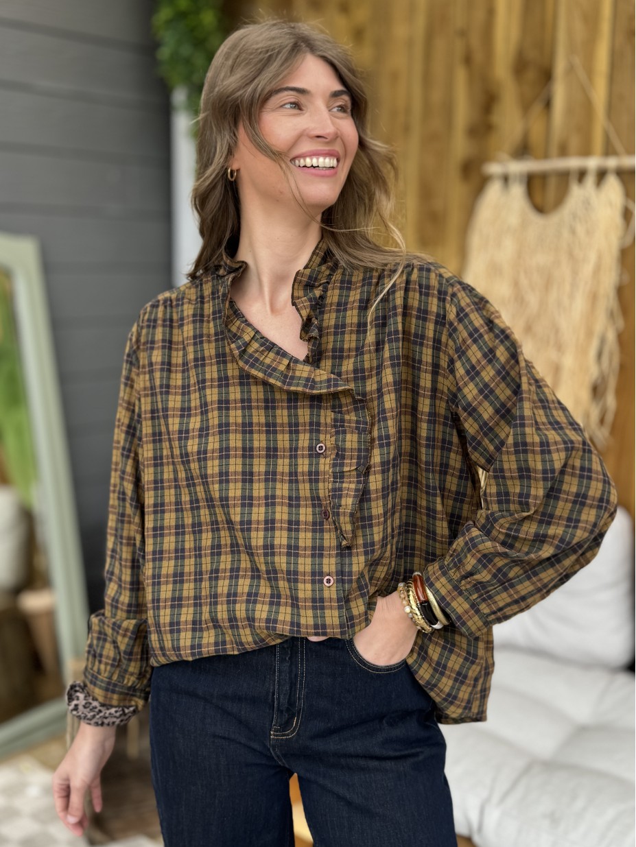 BLOUSE LEONTINE KAKI