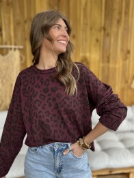 SWEAT LAZARE PRUNE