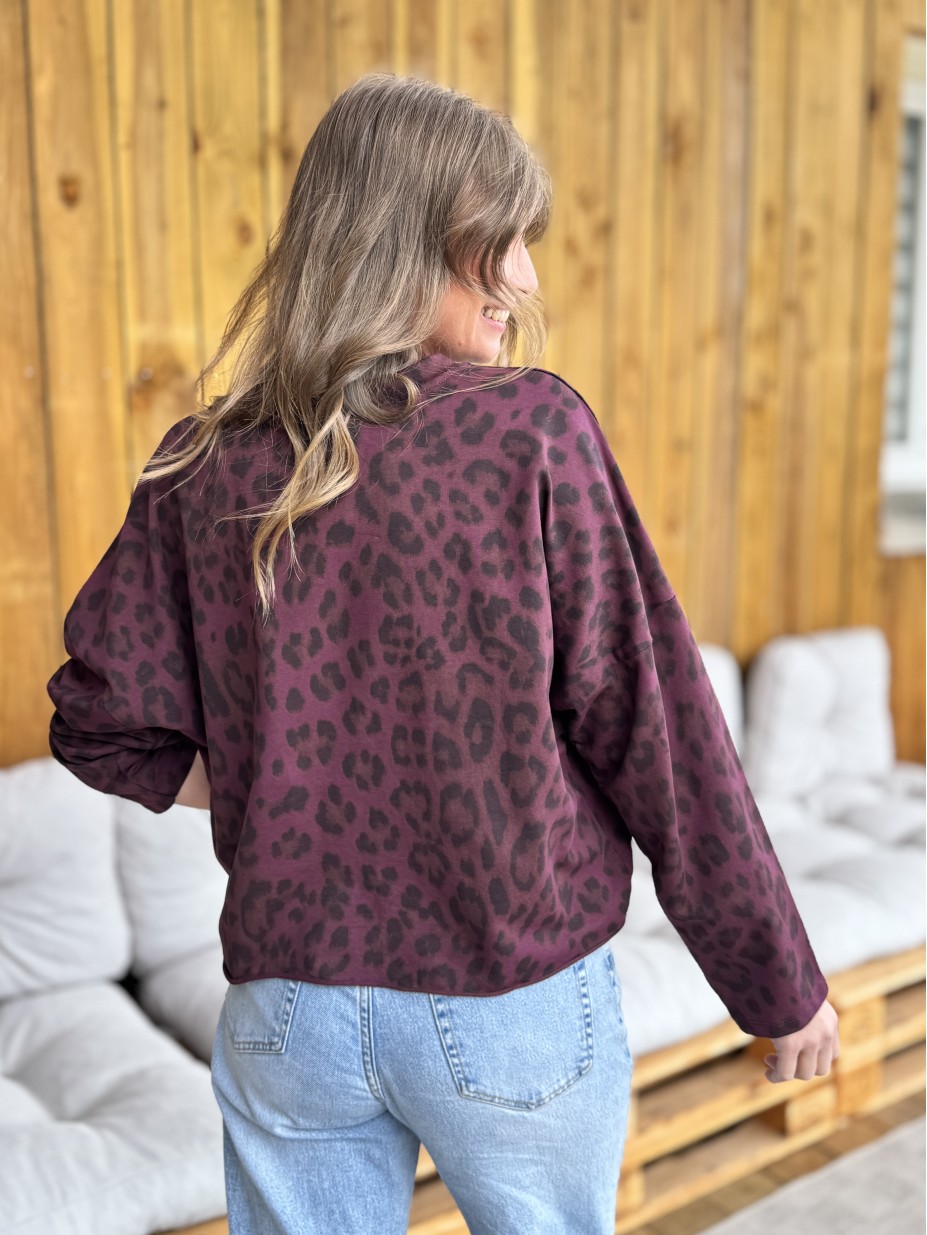 SWEAT LAZARE PRUNE