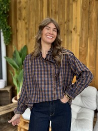 BLOUSE LEONTINE MARINE