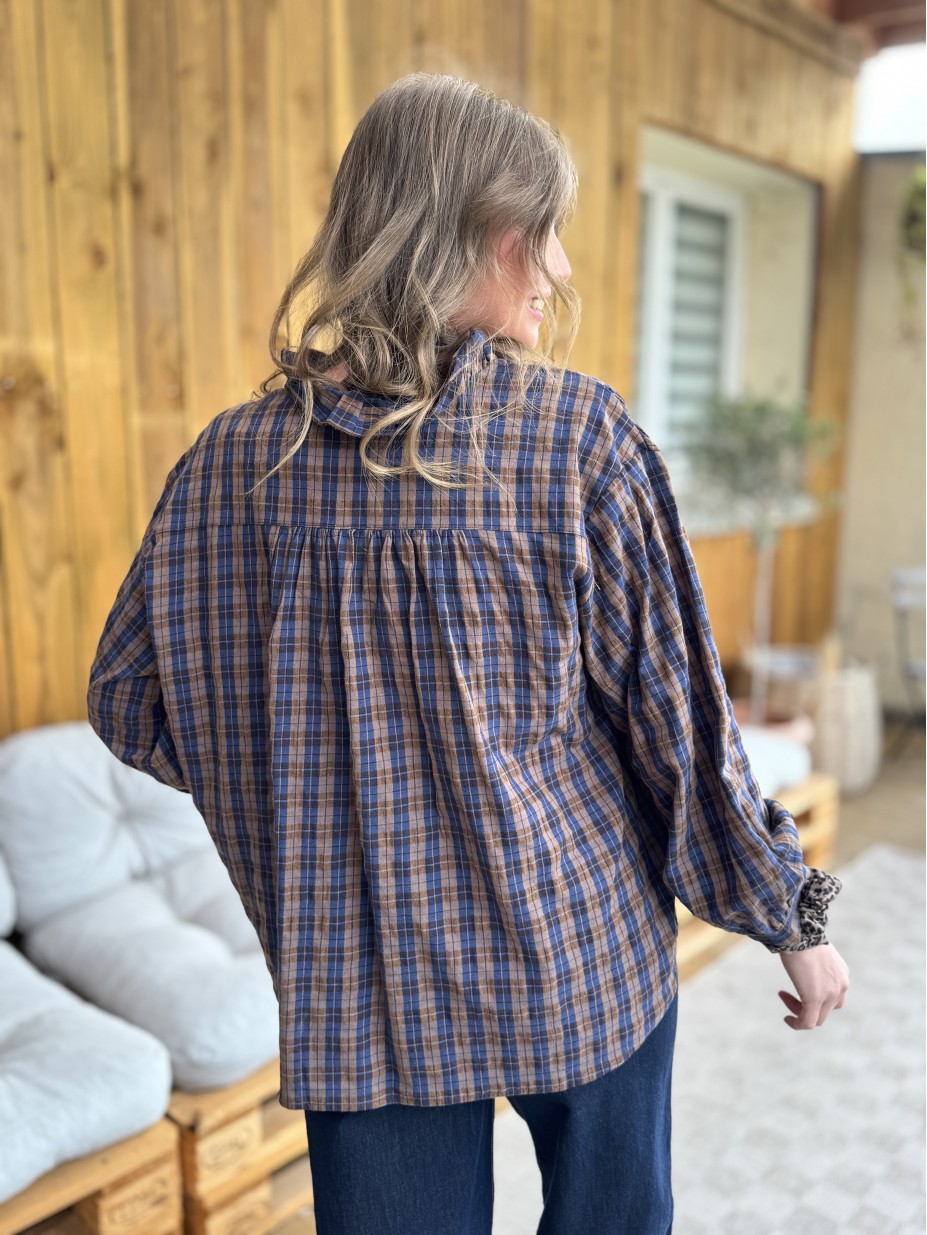 BLOUSE LEONTINE MARINE