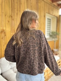 SWEAT LAZARE MARRON