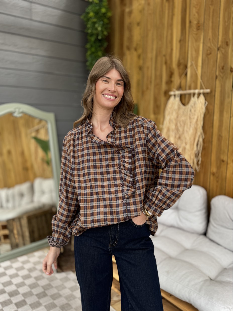 BLOUSE LEONTINE CAMEL