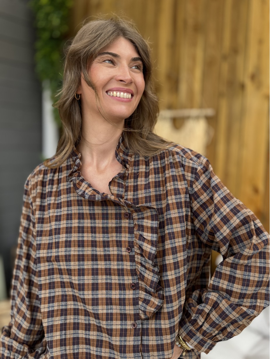 BLOUSE LEONTINE CAMEL