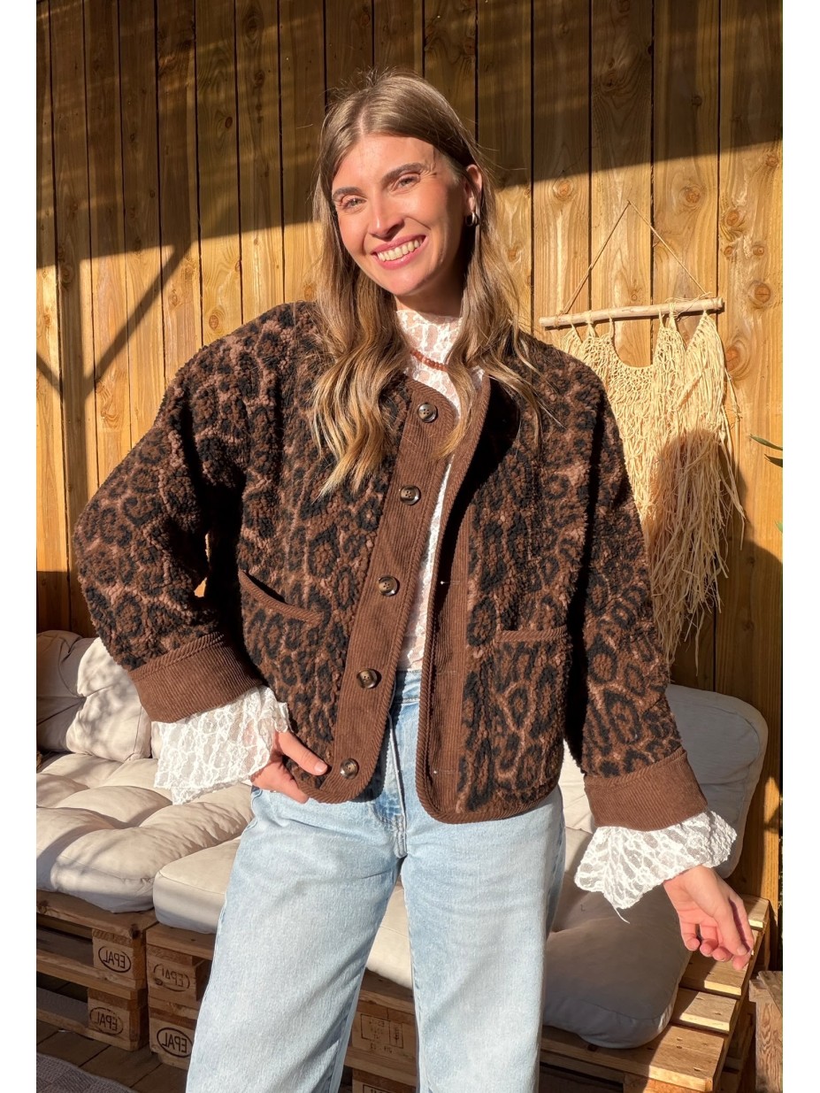 VESTE ADARA LEOPARD