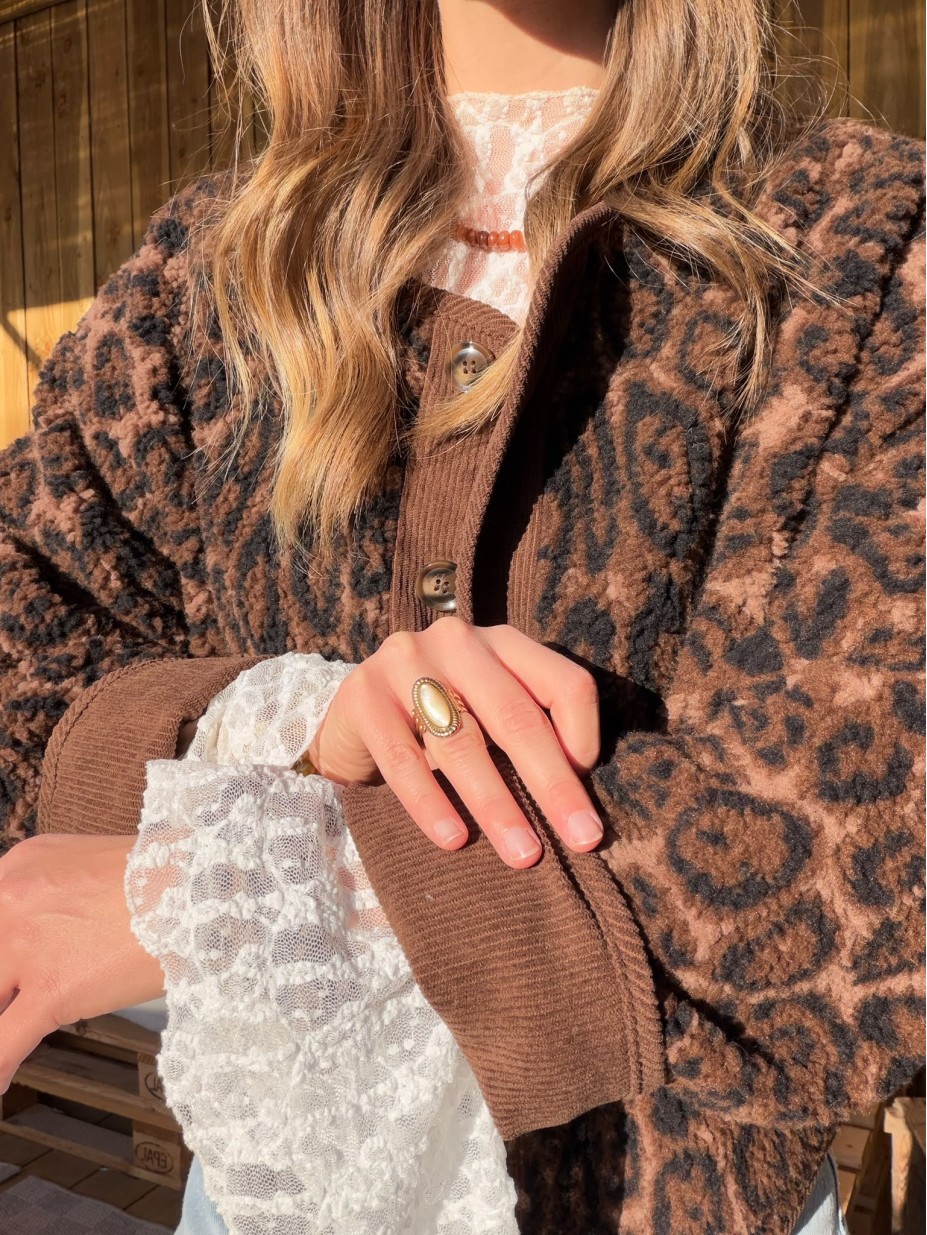 VESTE ADARA LEOPARD