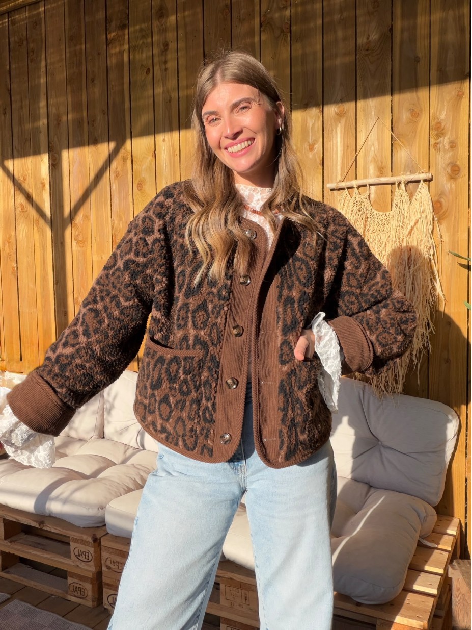 VESTE ADARA LEOPARD
