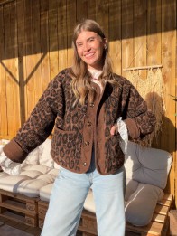 VESTE ADARA LEOPARD