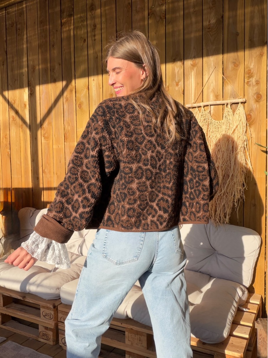 VESTE ADARA LEOPARD