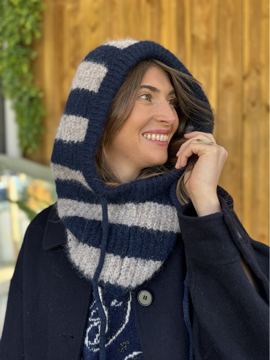 CAGOULE RAYURES MARINE