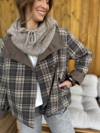CAGOULE MILU TAUPE