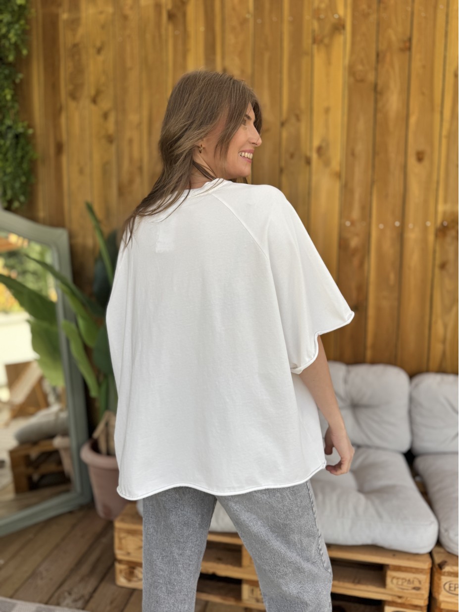 T-SHIRT GABIN BLANC
