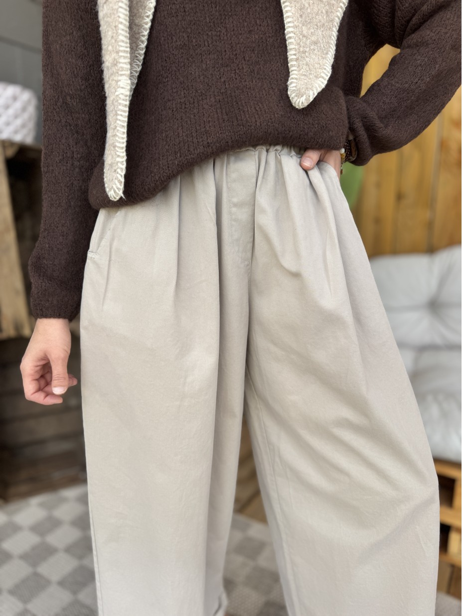 PANTALON HENRI BEIGE