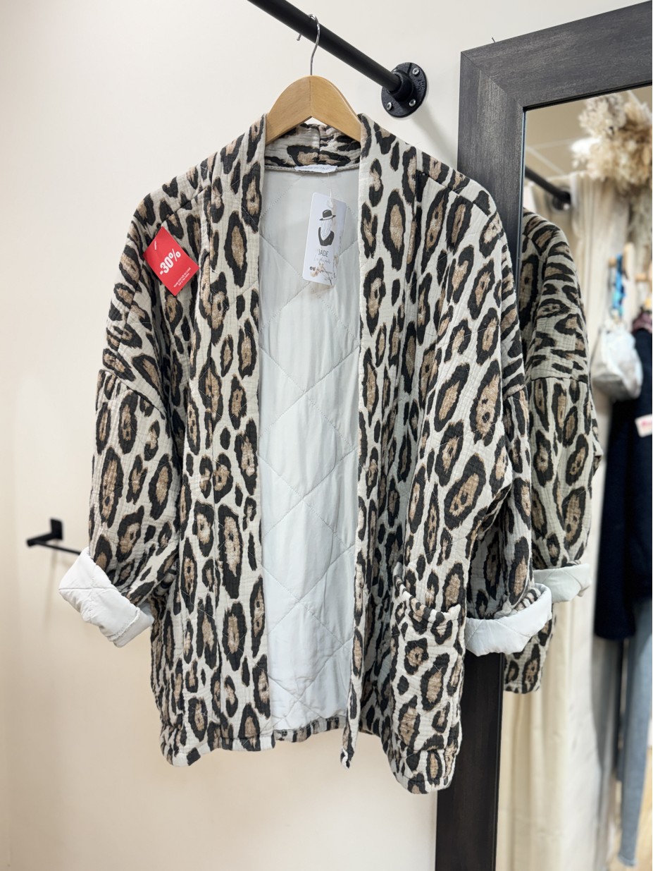 VESTE MONICA LEOPARD