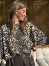 T-SHIRT MONA LEOPARD