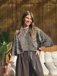 T-SHIRT MONA LEOPARD