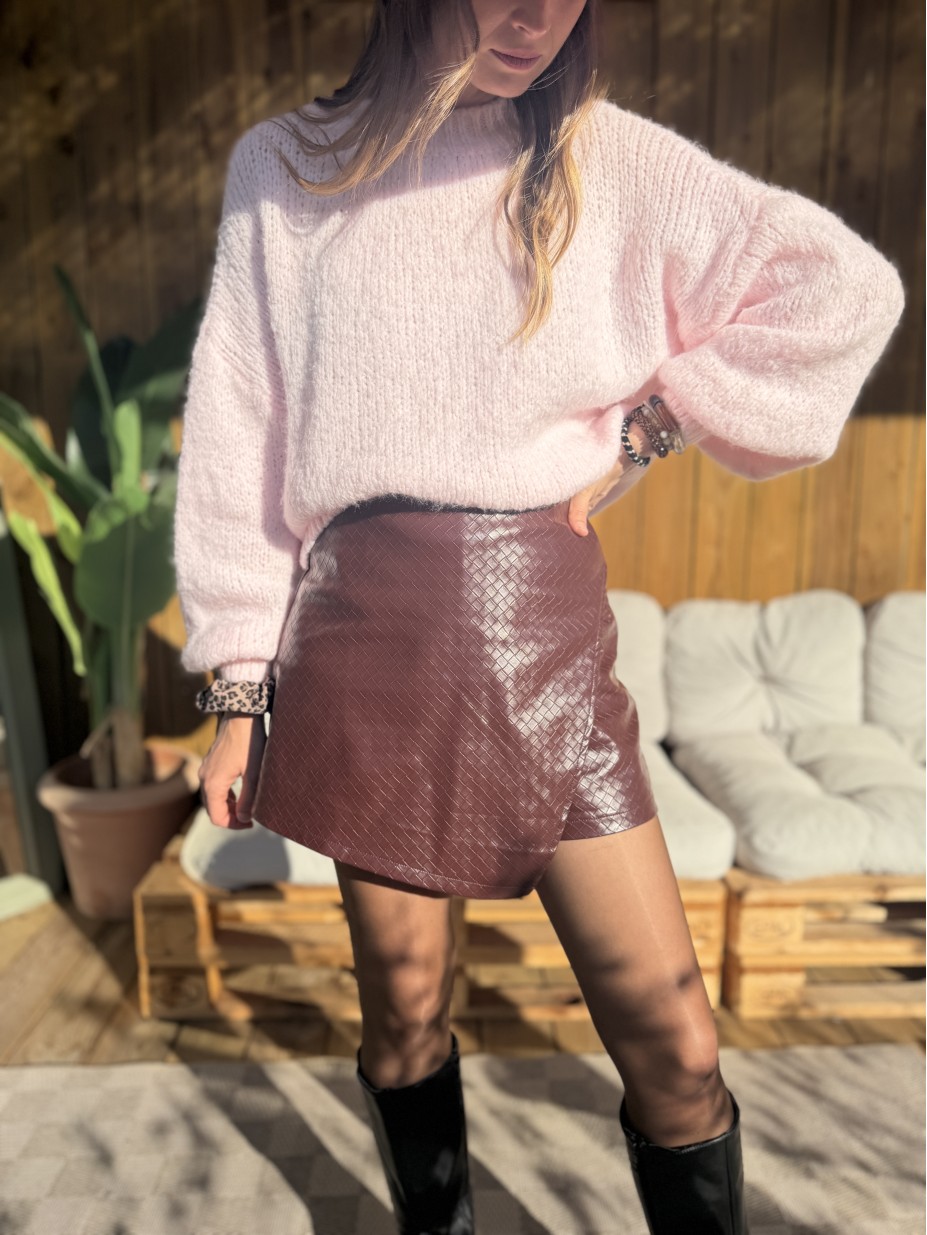 SHORT OLIVIA BORDEAUX