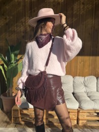 SHORT OLIVIA BORDEAUX