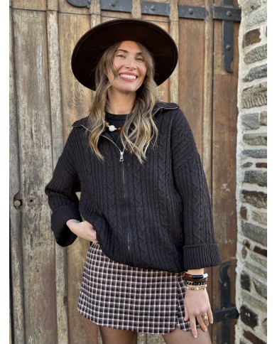 GILET PACOME MARRON