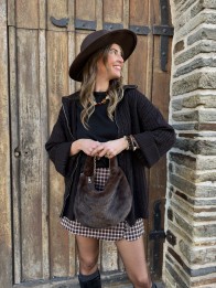 GILET PACOME MARRON