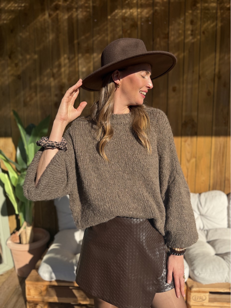PULL JONAS TAUPE