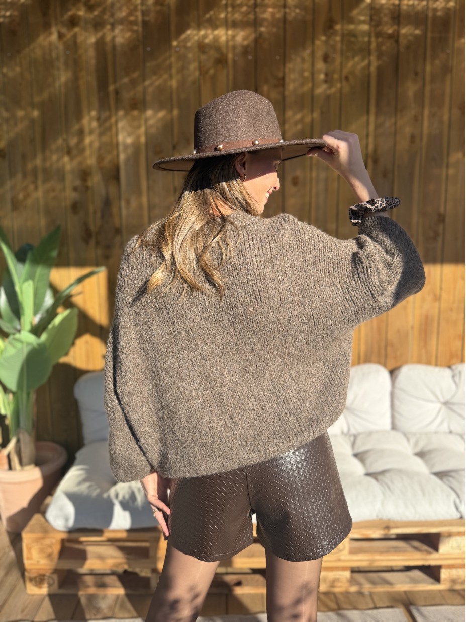 PULL JONAS TAUPE