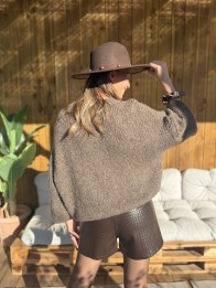 PULL JONAS TAUPE