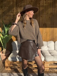 PULL JONAS TAUPE