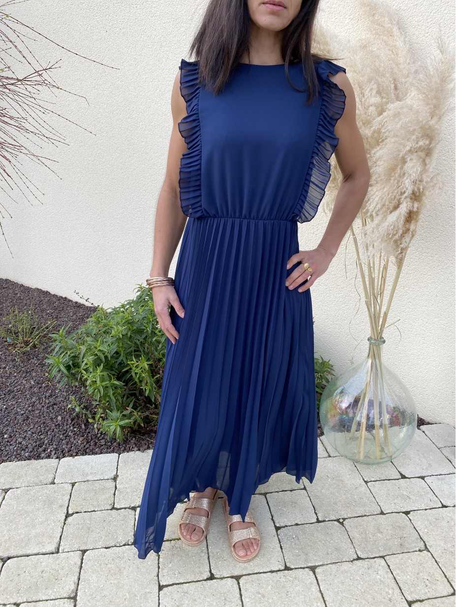 ROBE ZAMÉE BLEU MARINE ROBE ZAMÉE BLEU MARINE