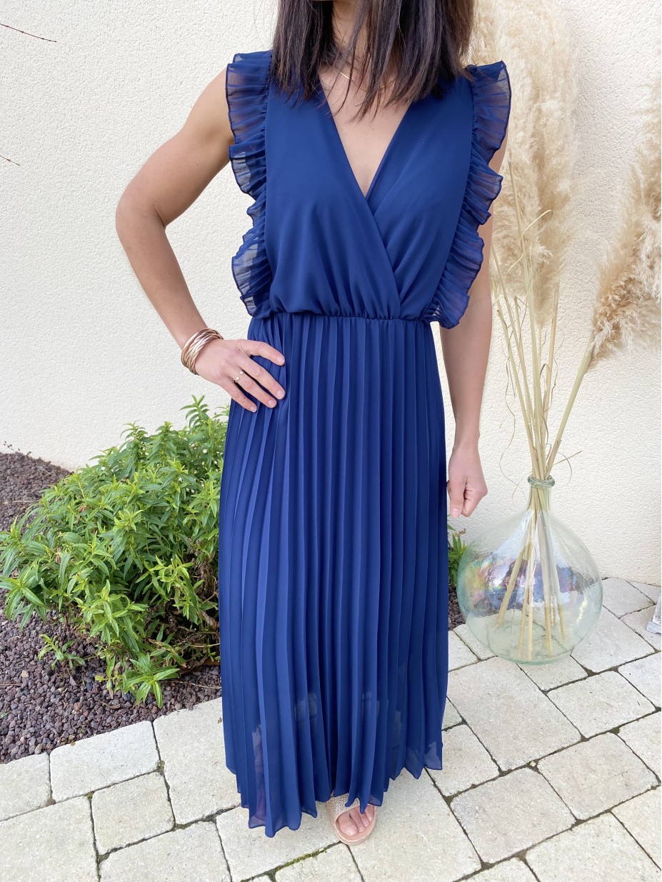 ROBE ZAMÉE BLEU MARINE ROBE ZAMÉE BLEU MARINE